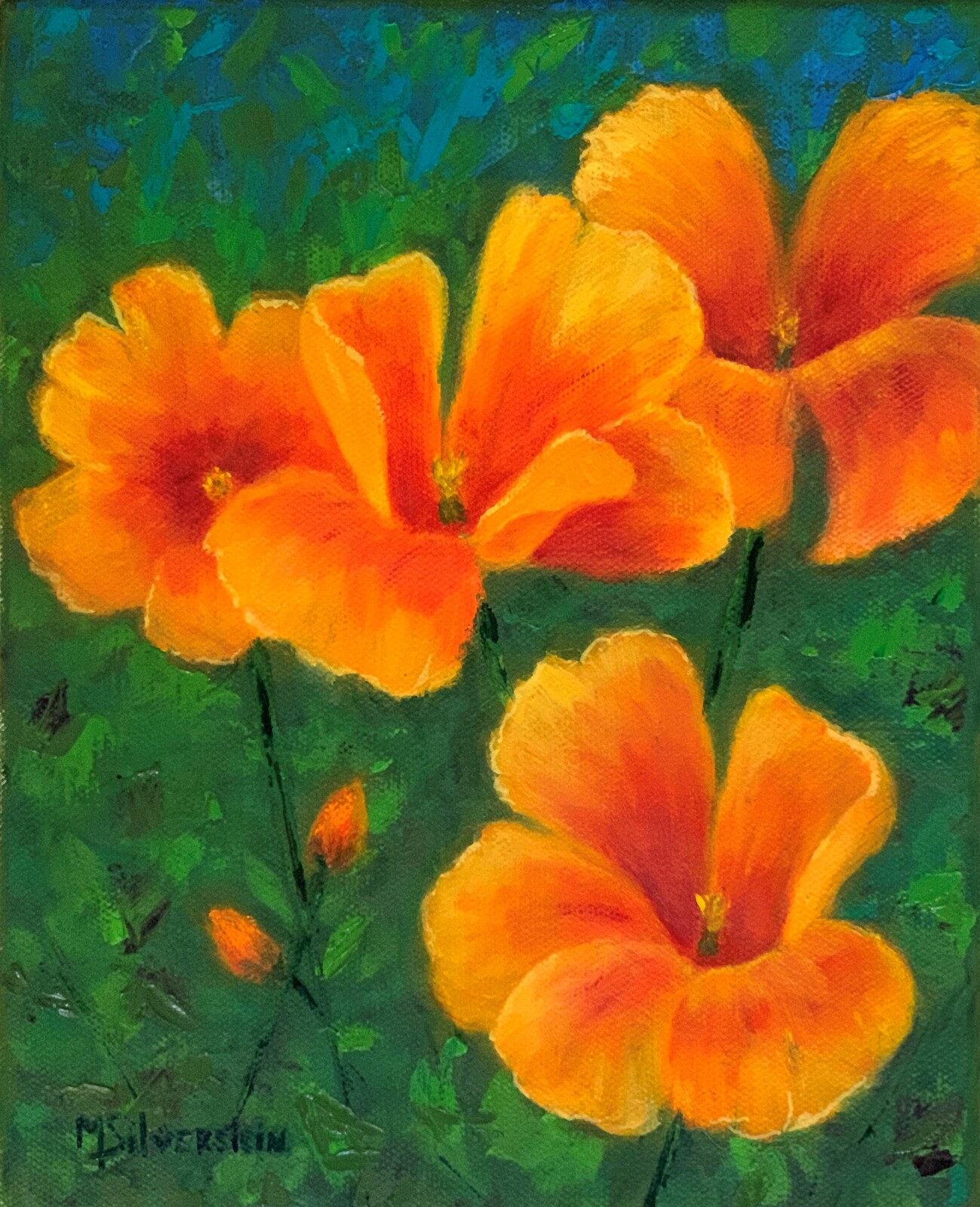 Yellow Poppies Marilyn Silverstein Art